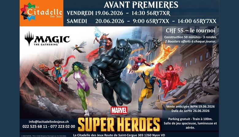 Marvel Super Heroes 19-20.06.2026 WPN Early sales & Prerelease - 26.06.2026 Release